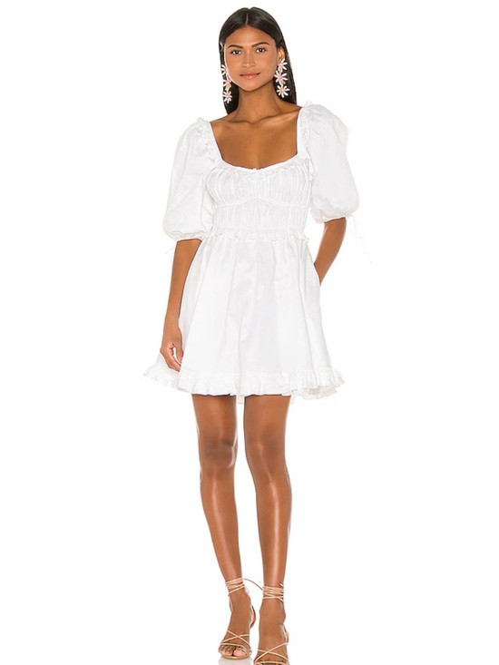 For Love And Lemons Dresses & Skirts - For Love & Lemons White Jackson mini dress xs